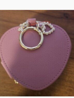 Purple Heart Mini Storage Pouch Cat and Jack